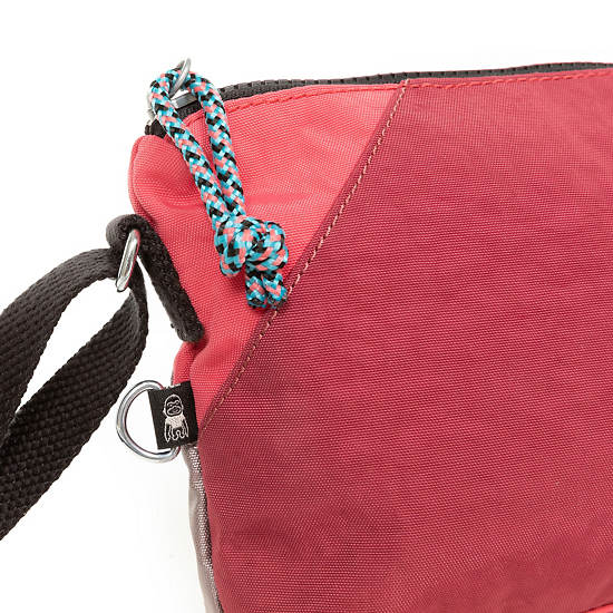 Kipling Art Extra Small Crossbody Bags Red Coral Beige | CA 1078SG